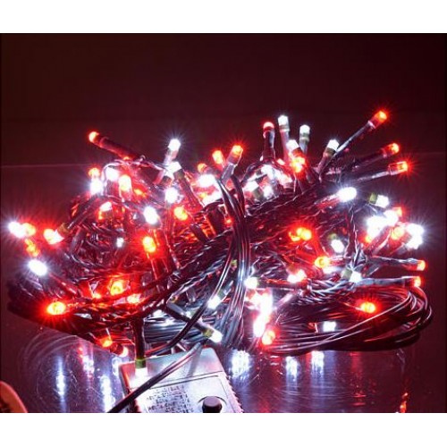 Red and White colour 45.3M 480 LED Christmas Fairy Lights  with Remote control and Connectable